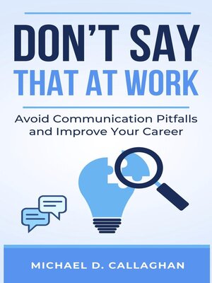 cover image of Don't Say That at Work